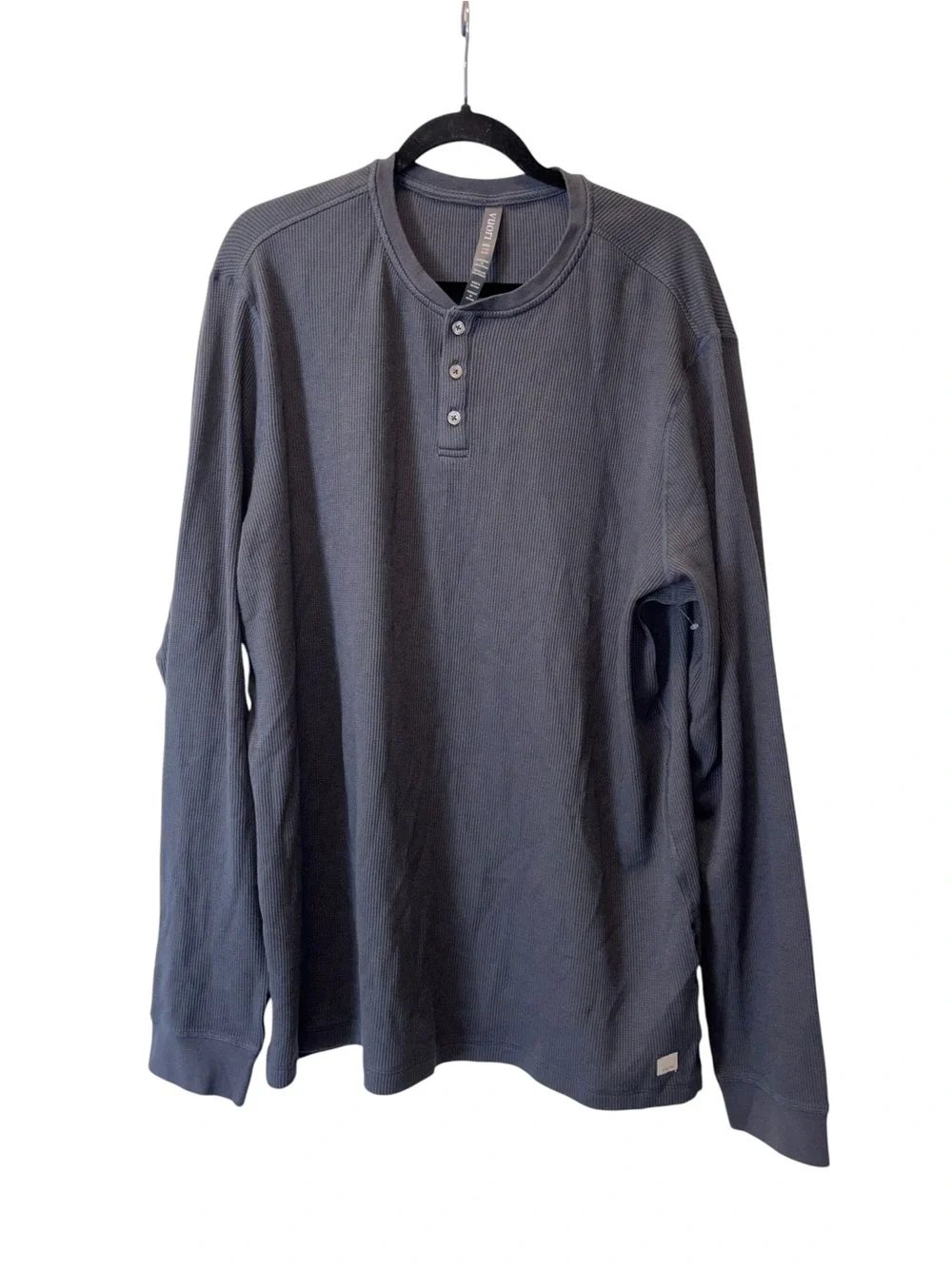 Vuori Heather Gray Waffle Long Sleeve XXL